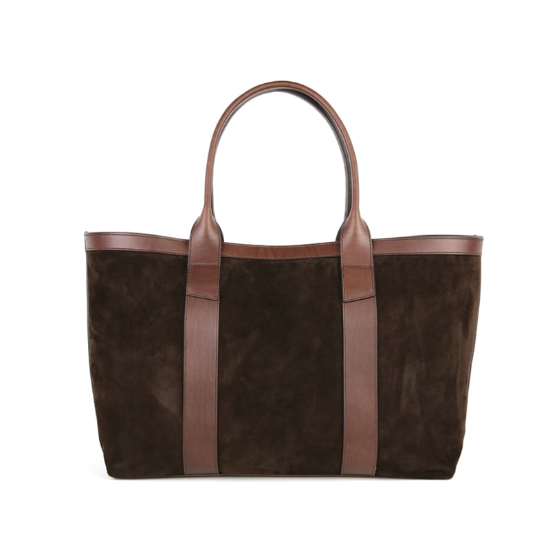 Large Suede Working Tote  in suede