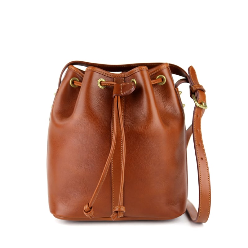 Bucket Bag in smooth tumbled leather