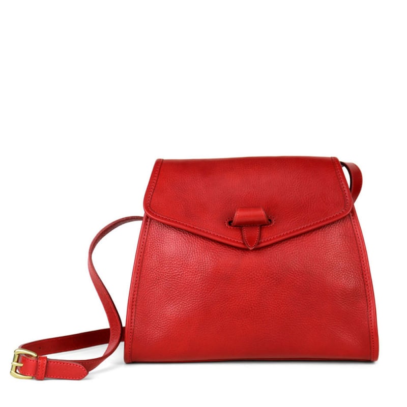 Tuscany Shoulder Bag in smooth tumbled leather